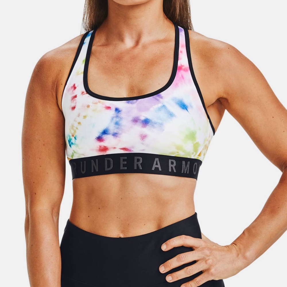 UnderArmor pride sports bra (cross back). Size M.
